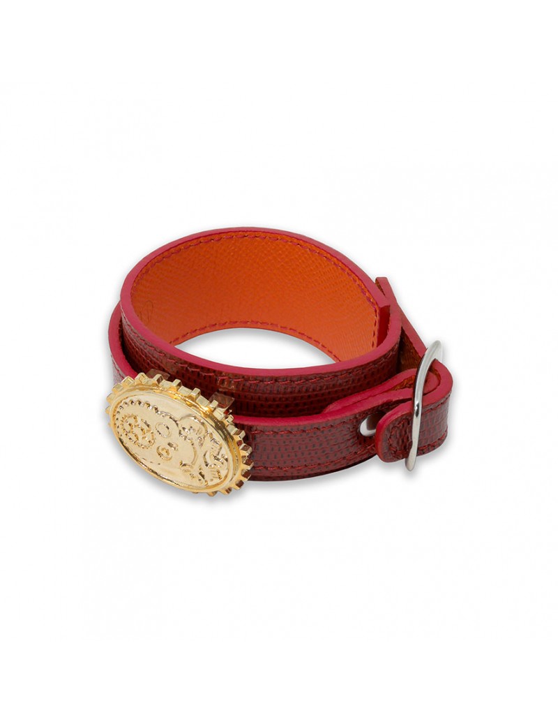 bracelet manchette cuir femme camen